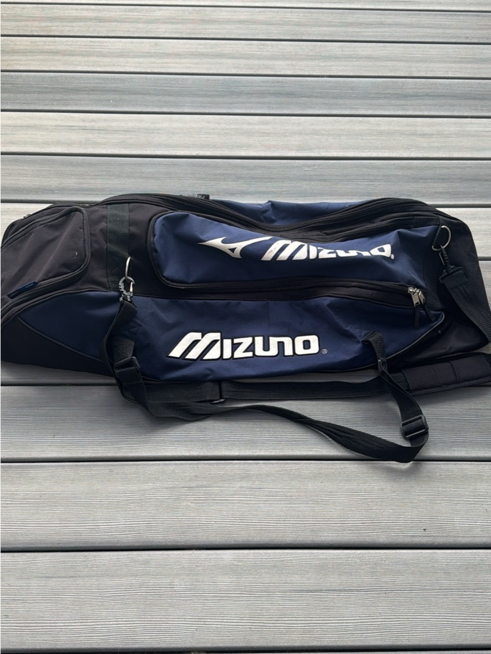 Mizuno Unisex Navy and Black Sports Duffle Ball Bag